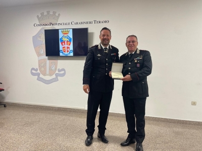 Comando Provinciale Carabinieri di Teramo, si è svolta stamane la cerimonia di promozione al grado di Capitano del Tenente Marco Toro