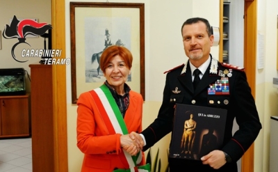Il Generale Gianluca Feroce in visita al Comando dei Carabinieri di Alba Adriatica