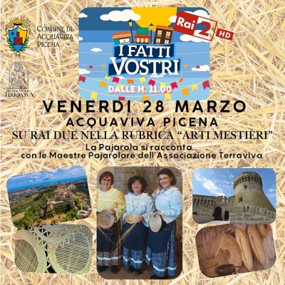 Le Pajarolare di Acquaviva su Rai 2 alla trasmissione 