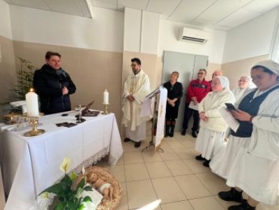 Inaugurata la cappellina all'istituto Santo Stefano