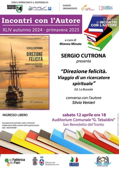 Sergio Cutrona presenta il suo libro “Direzione felicità. Viaggio di un ricercatore spirituale”
