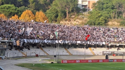Ascoli Piceno - Derby tra il Picchio e la Samb: ecco le limitazioni imposte per i tifosi