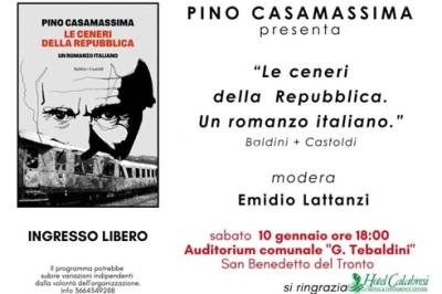 Rinviata la presentazione del libro Le ceneri della Repubblica di Pino Casamassima