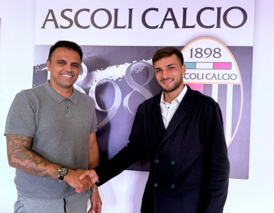 Ascoli Calcio - Rinnovato il contratto con l'attaccante D'Uffizi