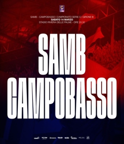 SAMB – CAMPOBASSO, INFO ACCREDITI E BIGLIETTI
