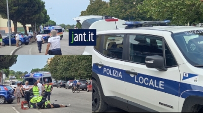 Incidente stradale in Viale dello Sport a San Benedetto del Tronto