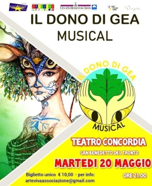Il 20 maggio al &ldquo;Concordia&rdquo; lo spettacolo &ldquo;Il dono di Gea&rdquo;