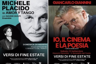 “VERSI DI FINE ESTATE”: POESIA, MUSICA E CINEMA NEL CUORE DI  SAN BENEDETTO