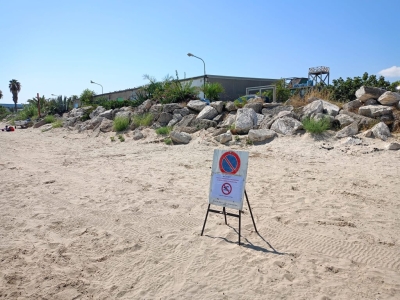 Divieto di balneazione temporaneo dinanzi alle foci dei torrenti