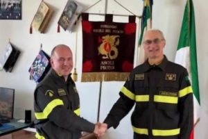 Nuovo comandante dei vigili del fuoco ad Ascoli, Stellone subentra a Centi