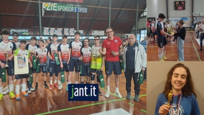 Riviera Samb Volley protagonista a Spoleto: trionfo per l’U19 maschile, Mattia Pignati e Mila Faraone Mvp