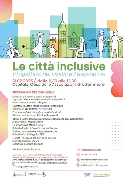 “Le città inclusive”, esperti a confronto per luoghi più accoglienti
