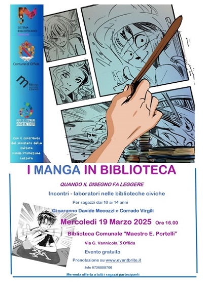Offida, quando il disegno fa leggere: un laboratorio di manga per ragazzi