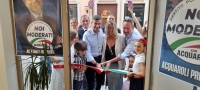 Inaugurata la sede elettorale di Noi Moderati a San Benedetto, Lupi: "Insieme per il bene della comunit&agrave;"