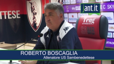 Intervista a mister Roberto Boscaglia per il pre partita di Ternana vs US Sambenedettese