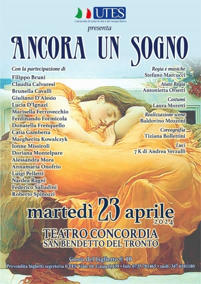 l Teatro Concordia martedi 23 aprile va in scena lo spettacolo UTES  