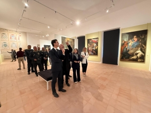 IL PRESIDENTE ACQUAROLI A CAMERINO PER LA RIAPERTURA DEL PALAZZO ARCIVESCOVILE E DEL MUSEO DIOCESANO