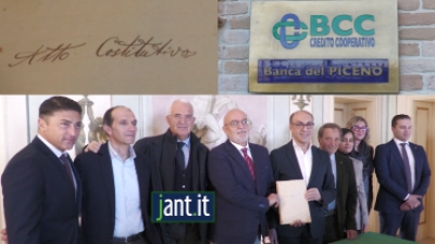 L'ARCHIVIO DELLA BCC, BANCA DEL PICENO, E' STATO DICHIARATO DI INTERESSE STORICO