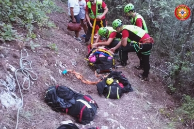 Soccorso un trail runner che ha accusato un malore