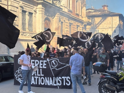 Ascoli Piceno - Blocco Studentesco, corteo di protesta in centro storico