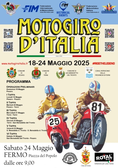Il Motogiro d’Italia da San Benedetto a Fermo