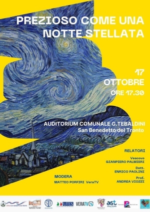 L&rsquo;Associazione Culturale &ldquo;PescarArt &amp; Co.&rdquo; presenta un incontro dal titolo &ldquo;Prezioso come una notte stellata&rdquo;