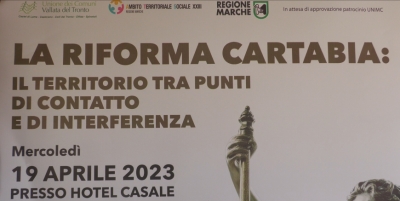 Convegno sulla riforma Cartabia promosso dai Comuni della Vallata del Tronto