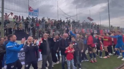 Con tre giornate di anticipo la Samb festeggia il ritorno in Serie C primeggiando sul campo e sugli spalti