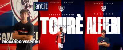 Tripletta, tra nuovi arrivi e riconferme, in casa U.S. Sambenedettese