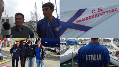 Il giovane Emidio Silenzi, fiore all'occhiello del Circolo Nautico Sambenedettese