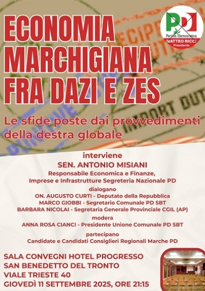 Giovedì 11 settembre presso l'Hotel progresso si parlerà di 