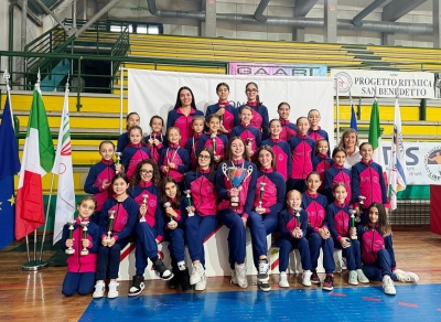 La Progetto Ritmica di San Benedetto si aggiudica la Coppa Italia Libertas 2024