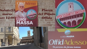 Inaugurazione della sede elettorale di Offida Solidariet&agrave; e Democrazia