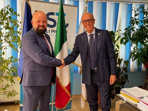 Il dg dell'Ast di Ascoli Maraldo incontra il presidente dell'Opi Porfiri