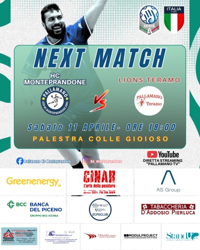 Pallamano, serie A Silver: sabato al Colle arriva Teramo