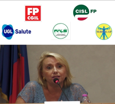 Lettera dei sindacati del comparto sanitario all'AST per la violazione delle norme contrattuali