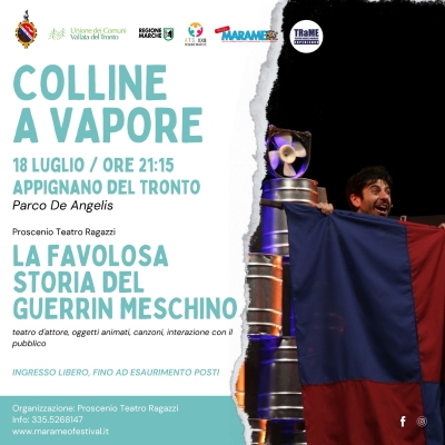 Teatro per ragazzi ad Appignano del Tronto LA FAVOLOSA STORIA DEL GUERRIN MESCHINO