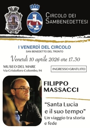 Venerd&igrave; 10 aprile presso il Museo del Mare appuntamento con Filippo Massacci