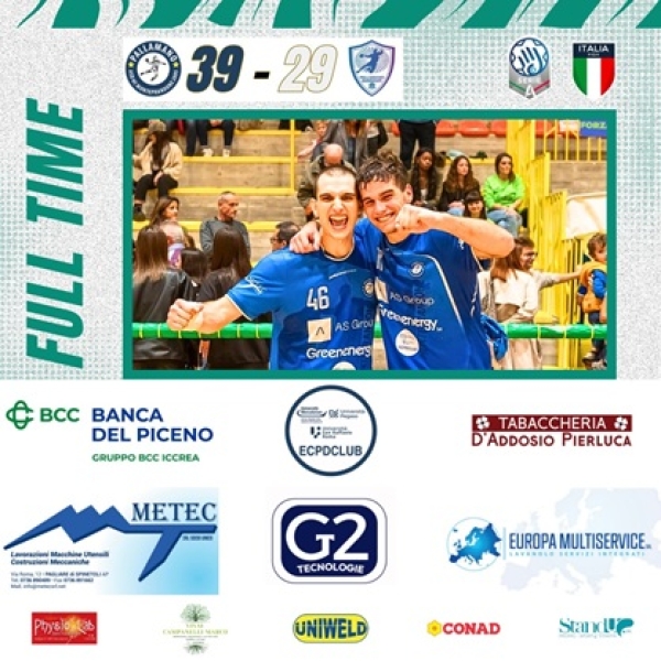 Pallamano serie A Silver: i ragazzi di Vultaggio salutano il Colle con una vittoria, HC MONTEPRANDONE vs GIRGENTI 39&ndash;29