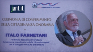 CITTADINANZA ONORARIA DI SAN BENEDETTO DEL TRONTO AL PROF.  ITALO FARNETANI