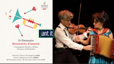 A chiusura del Colibr&igrave; Festival, l&rsquo;11 gennaio arriva &ldquo;Sconcerto d&rsquo;amore&rdquo;