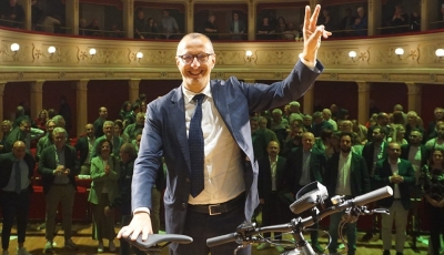 Ascoli Piceno - Ricci in città per la campagna elettorale: 