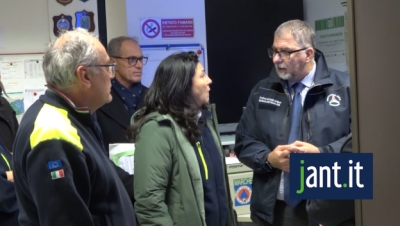 Il Capo Dipartimento Nazionale della Protezione Civile, Fabio Ciciliano, nelle Marche