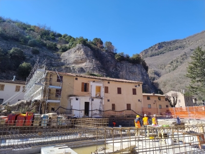 Monte Cavallo, in corso i lavori sulla sede comunale