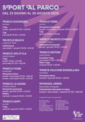 San Benedetto, ritorna &ldquo;Sport al parco&rdquo;
