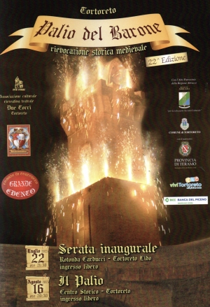 Sabato, 16 agosto nel cuore del centro storico di Tortoreto torna "Il Palio del Barone". La showgirl e conduttrice televisiva Matilde Brandi sar&agrave; la Gran Dama