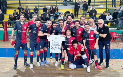 La Tecno Riviera delle Palme promossa in serie C2 di calcio a cinque