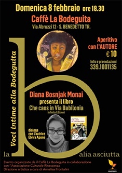“La Balia Asciutta – Voci intime alla Bodeguita”, domenica 8 febbraio ci sarà Diana Bošnjak Monai
