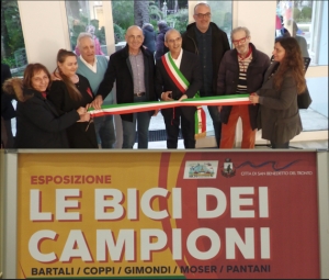 Inaugurata a San Benedetto del Tronto la mostra " Le Bici dei Campioni "