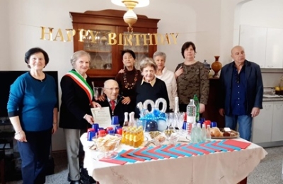 Attilio Vallorani ha compiuto 100 anni